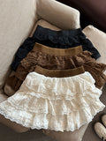Meira Layered Ruffle Mini Skirt [RUGQCTJK]