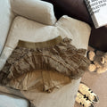 Meira Layered Ruffle Mini Skirt [AX84HO48]