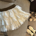 Meira Layered Ruffle Mini Skirt [X70XBB3A]