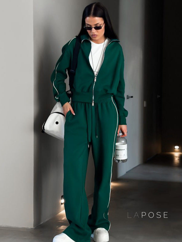 Melissa Side Stripe Lounge Set [OQ65TXQS]