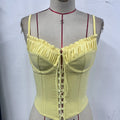 Mercedez Lace-Up Corset Top [771I16Y0]