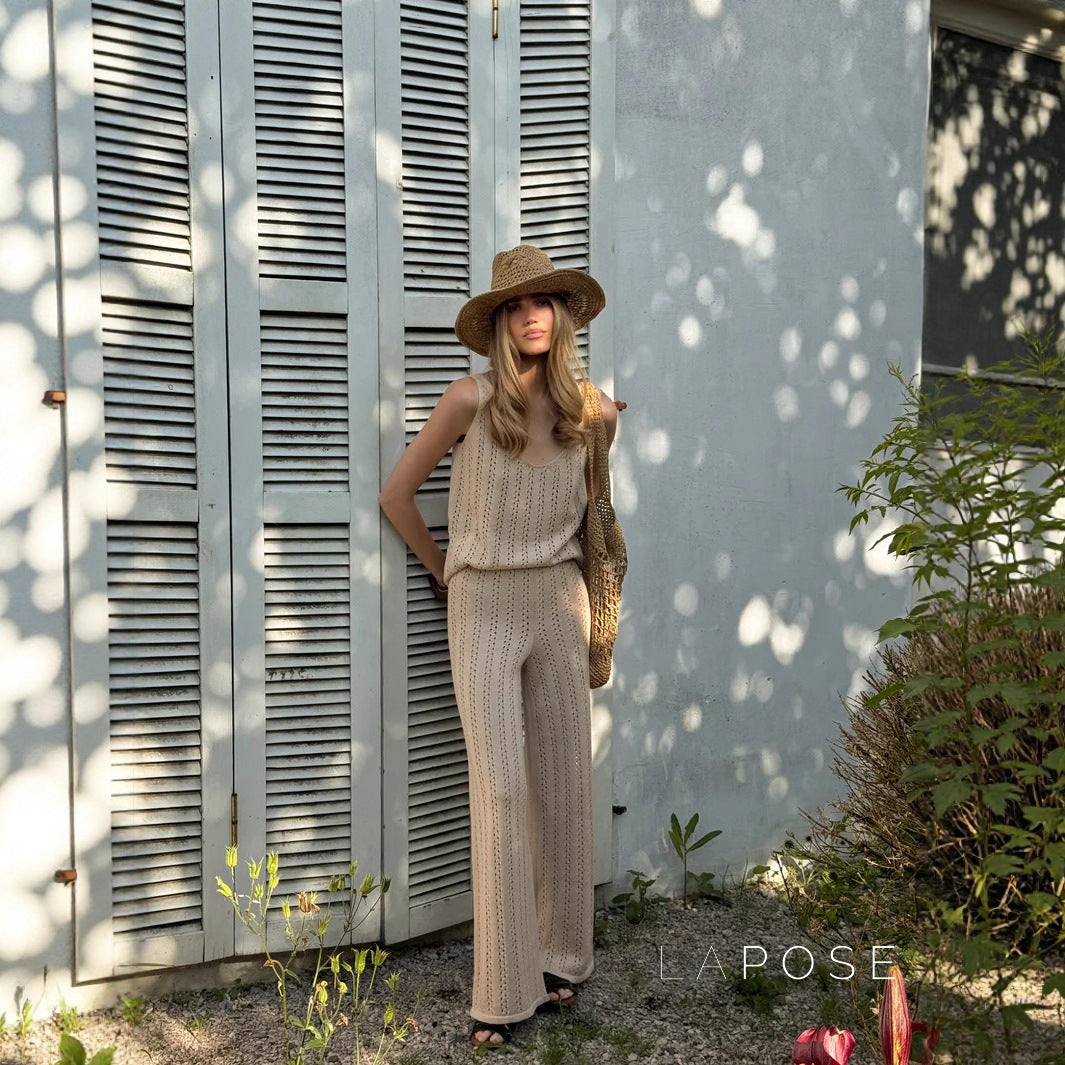 Miamor Knitted Pant Set [EOH7F4R6]