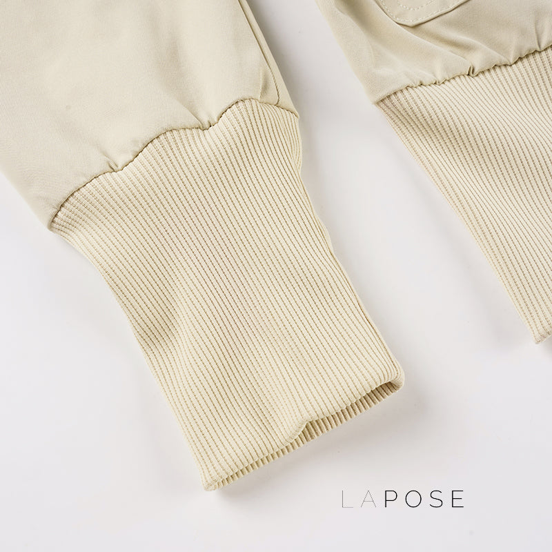 Miamor Ribbed Patchwork Utility Jacket [2SELG00P]