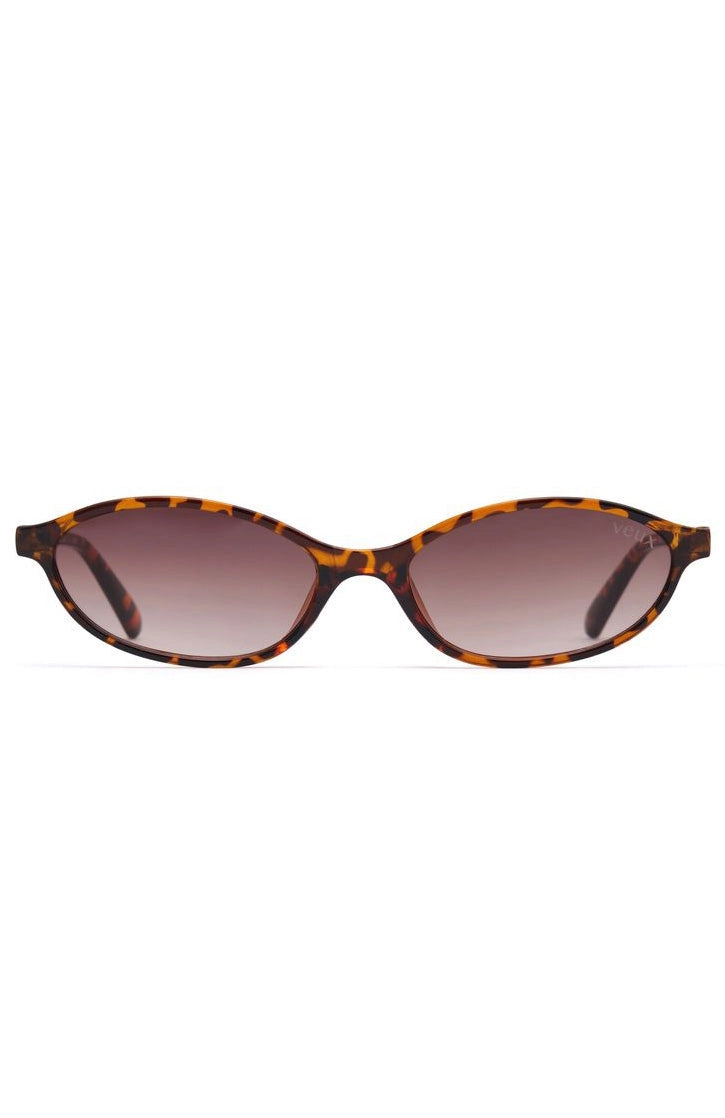 LaPose Miamor Tortoise Oval Sunglasses