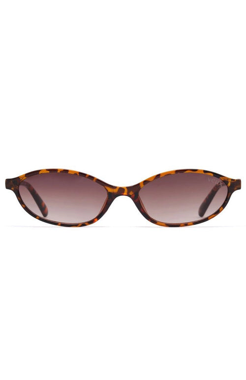LaPose Miamor Tortoise Oval Sunglasses