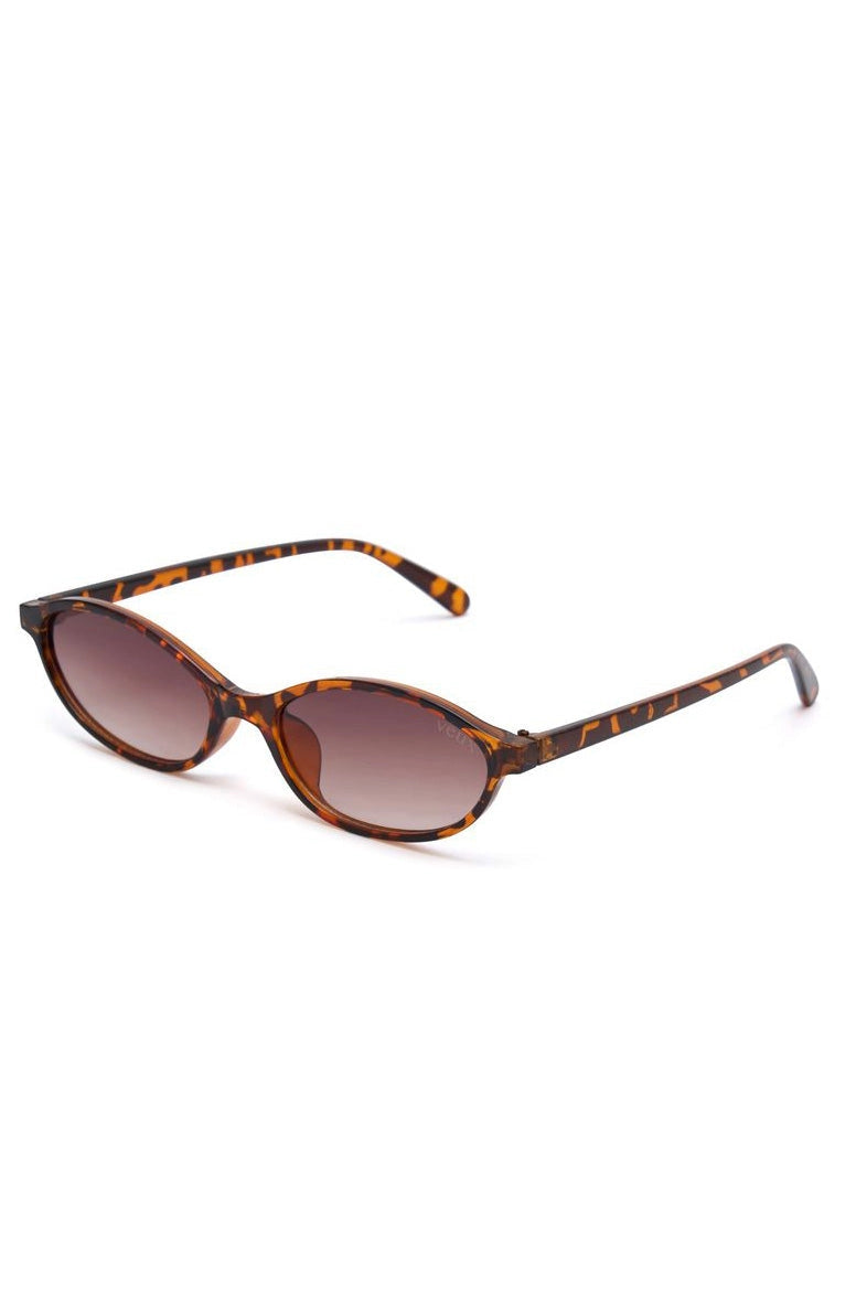 LaPose Miamor Tortoise Oval Sunglasses