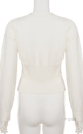Micah Cropped Button-Up Cardigan [L72WFNYI]