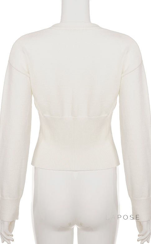 Micah Cropped Button-Up Cardigan [L72WFNYI]