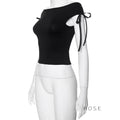 Milarose Off Shoulder Halter Top [TA96KRNN]