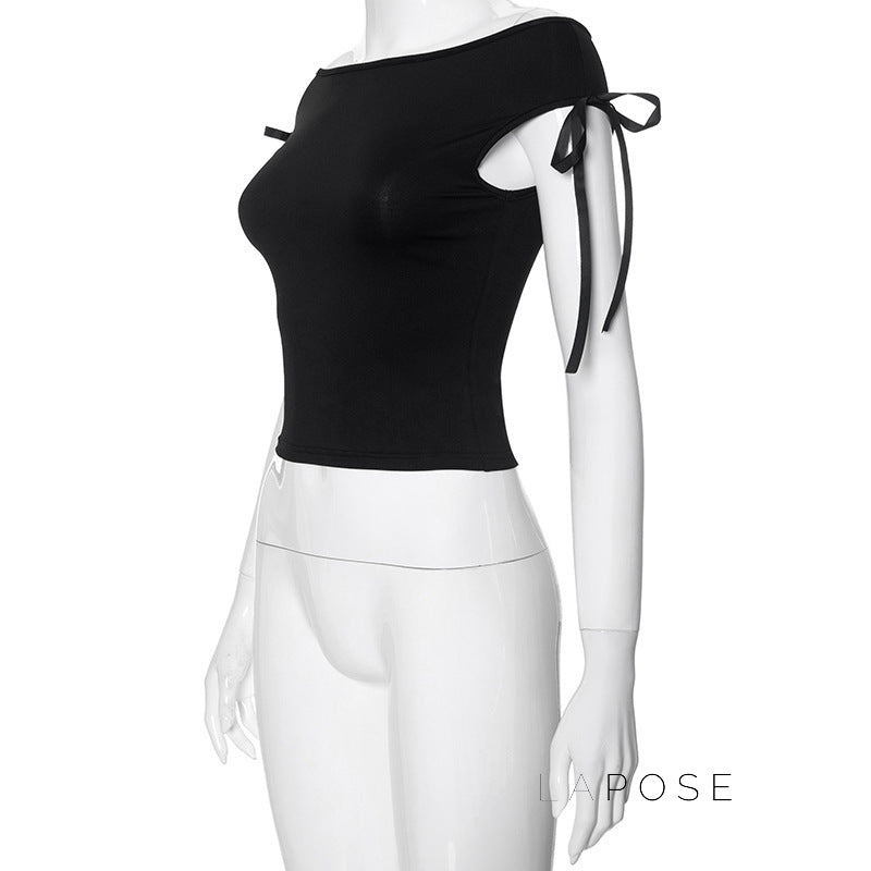 Milarose Off Shoulder Halter Top [TA96KRNN]