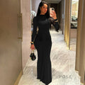 Mildred Pleated Long Sleeve Dress [TYRN6Z83]