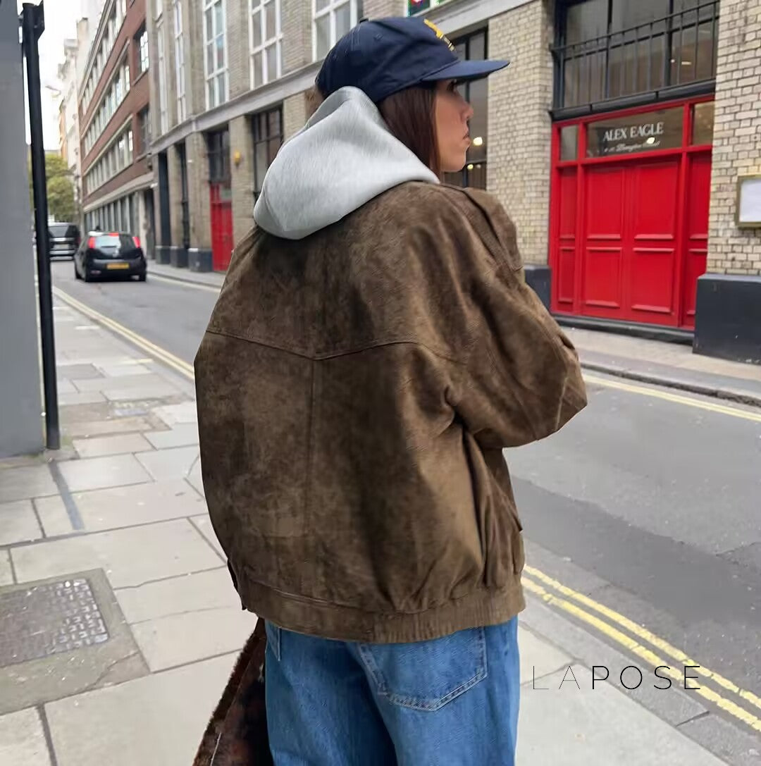 Miller Chic Wool Blend Bomber Jacket [52LIK9BP]