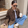 Miller Chic Wool Blend Bomber Jacket [K57LJX70]