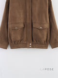 Miller Chic Wool Blend Bomber Jacket [MP8DUFLL]