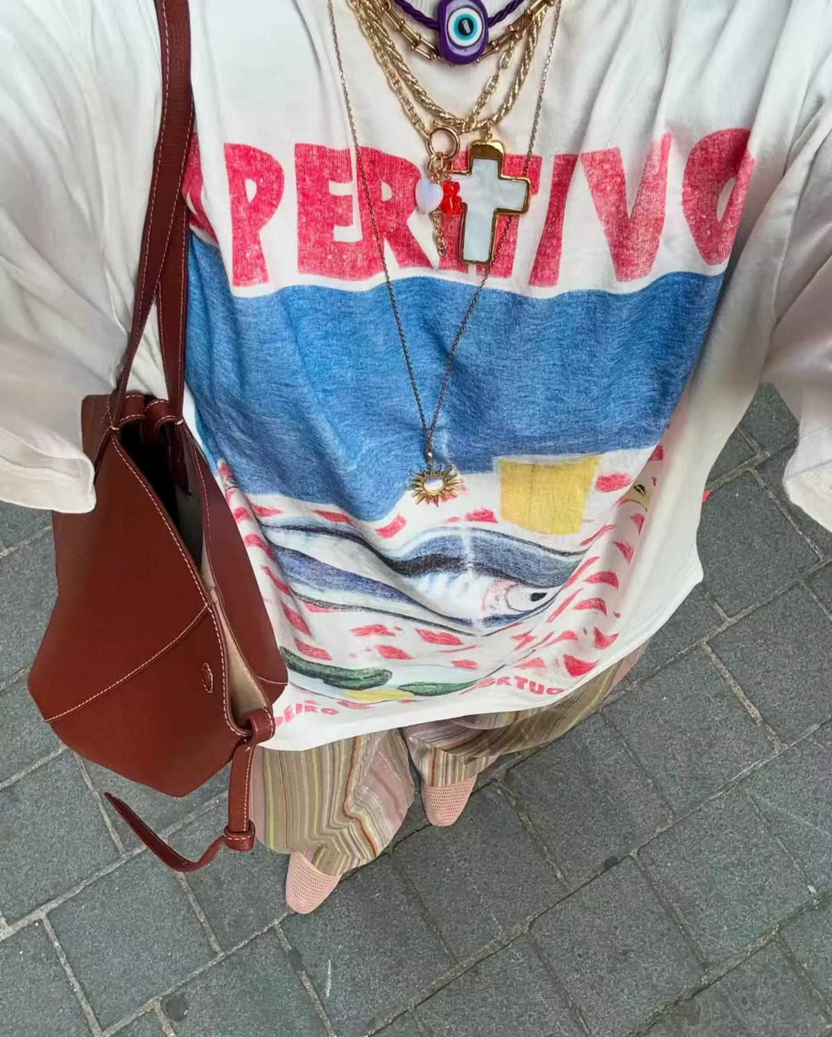 Mina Oversized Vintage Graphic T-Shirt