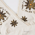 Minsa Floral Lace Halter Top [WHRS93NN]