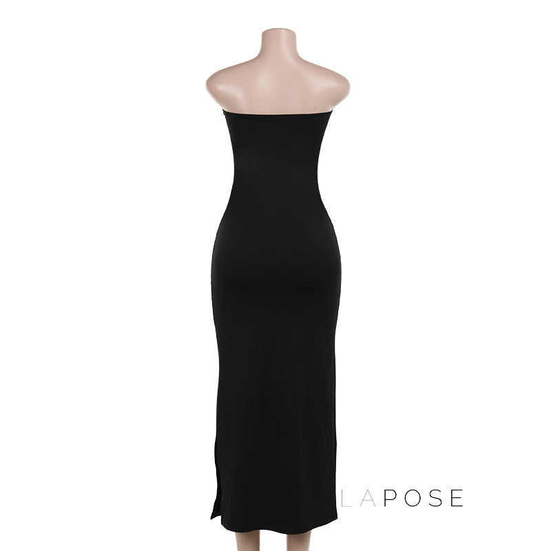 Miracle Rhinestone Slit Dress [IXUPVYDW]