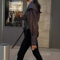 Mishika Crinkled Faux Leather Jacket [DK7IFAYC]