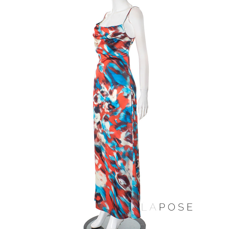 Miya Printed Backless Maxi Dress [E90948O9]