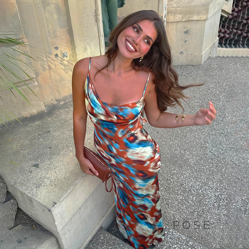 Miya Printed Backless Maxi Dress [PMGV6D49]