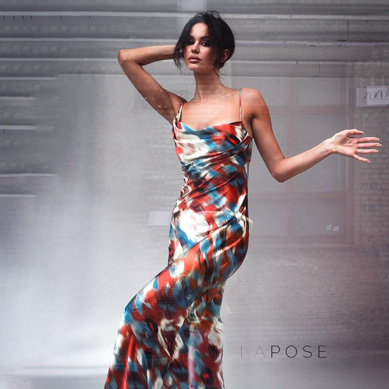Miya Printed Backless Maxi Dress [SKH0SDVB]