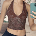 Monae Floral Crop Camisole