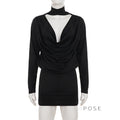 Monica Collared Bodycon Mini Dress [H8TUGRNK]