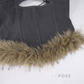 Montserrat Faux Fur Halter Top [6CQBZR4Q]