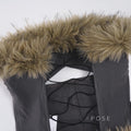 Montserrat Faux Fur Halter Top [POED8OMG]