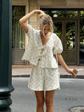 Moxie Textured Puff Sleeve Set