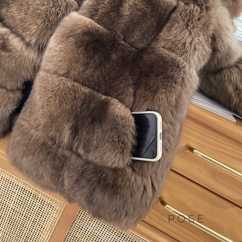 Mumtaz Elegant Faux Fur Jacket [CTGDLOJS]