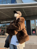 Mumtaz Elegant Faux Fur Jacket [H74CEC0T]