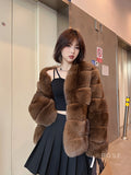 Mumtaz Elegant Faux Fur Jacket [7VQ2PSFF]