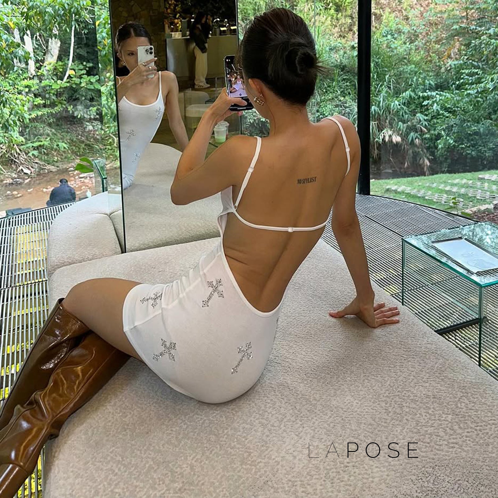 Mylee Sequin Open Back Mini Dress [9NZZXGWF]