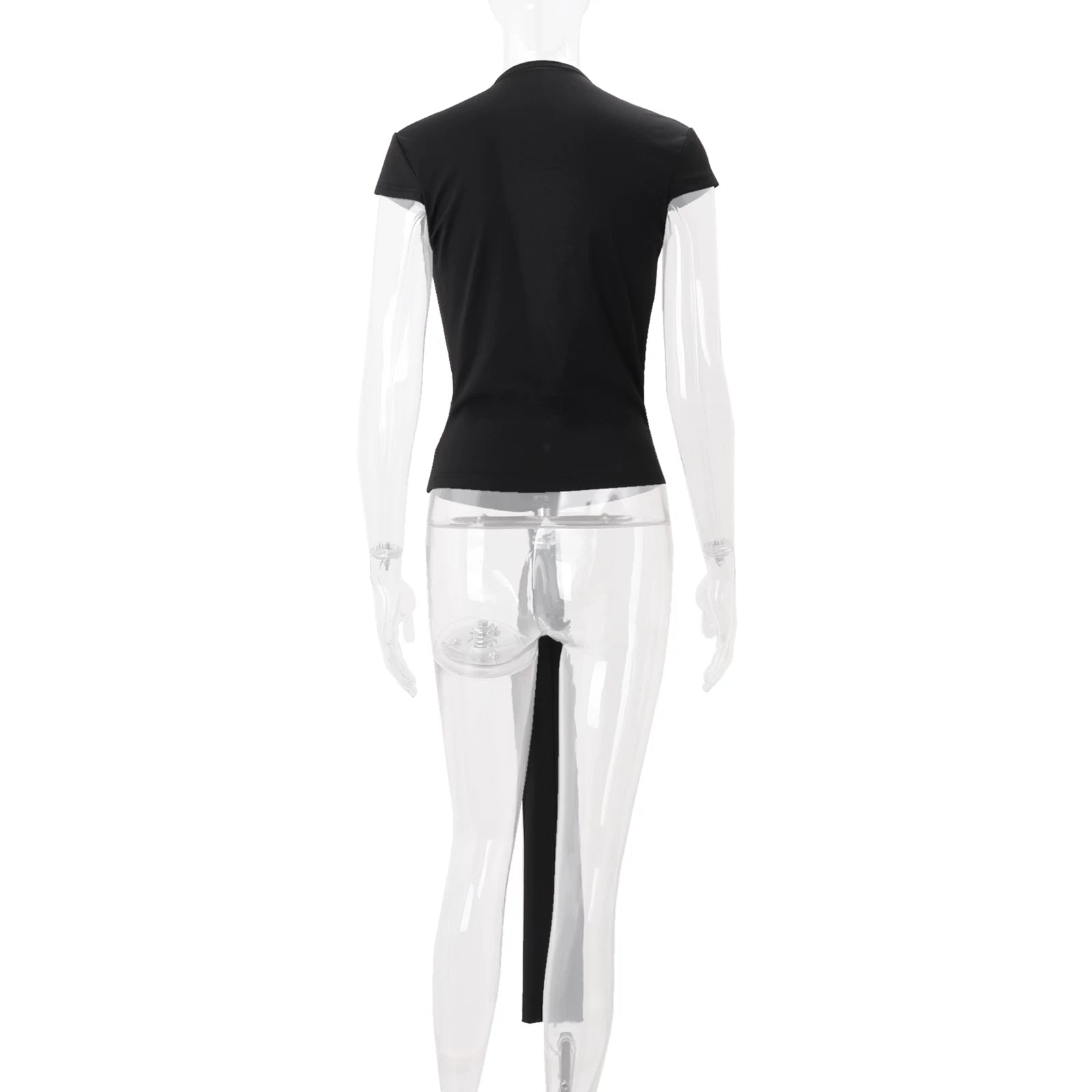 LaPose - Myra Plunging Tie-Front Top