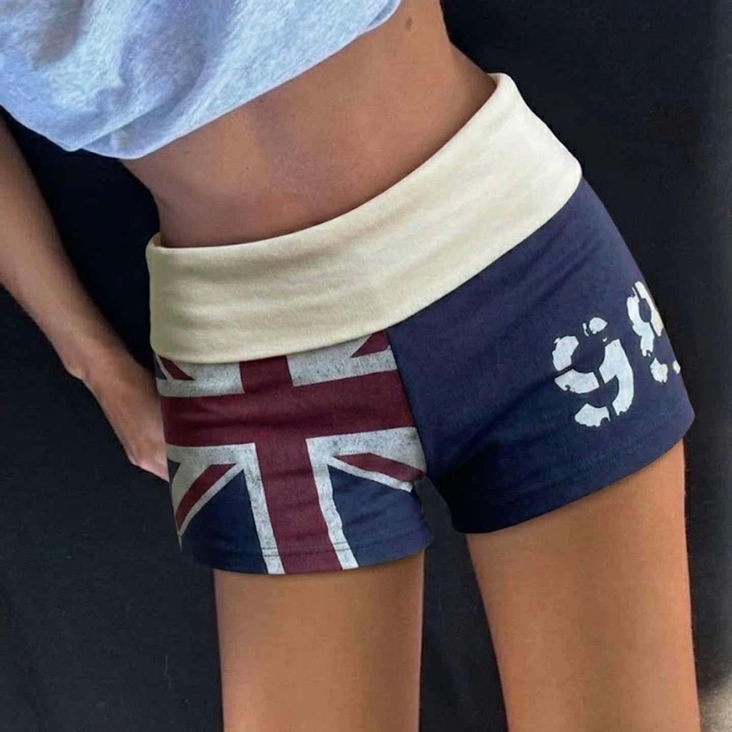 LaPose - Nadeen Low Rise Foldover Shorts