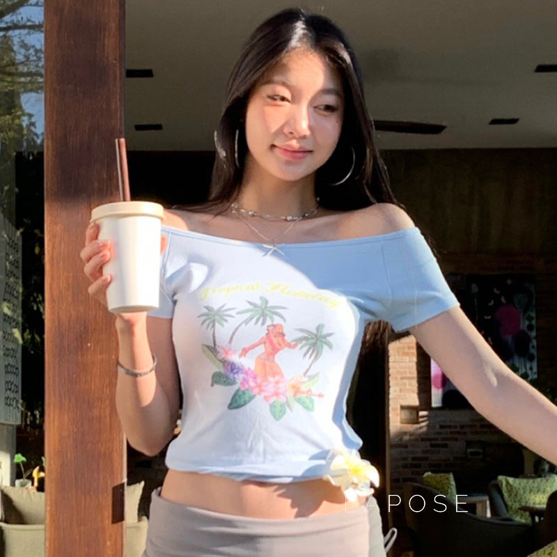 Nahomi One-Shoulder Crop Top [TDL471NA]