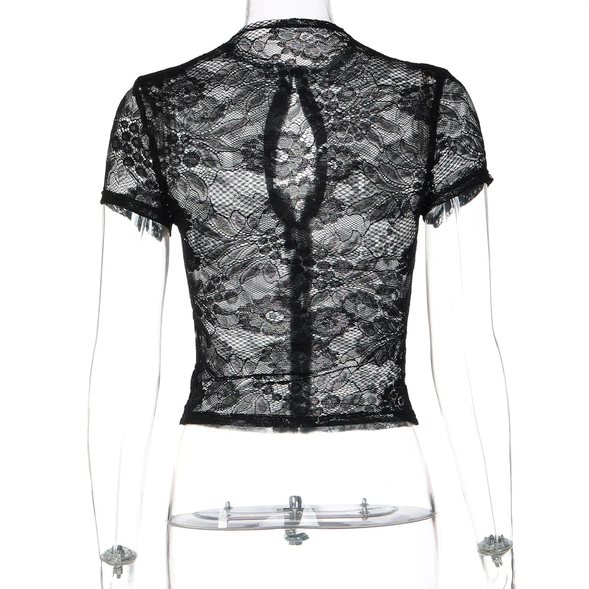 LaPose - Nainika Lace Hook-and-Eye Top