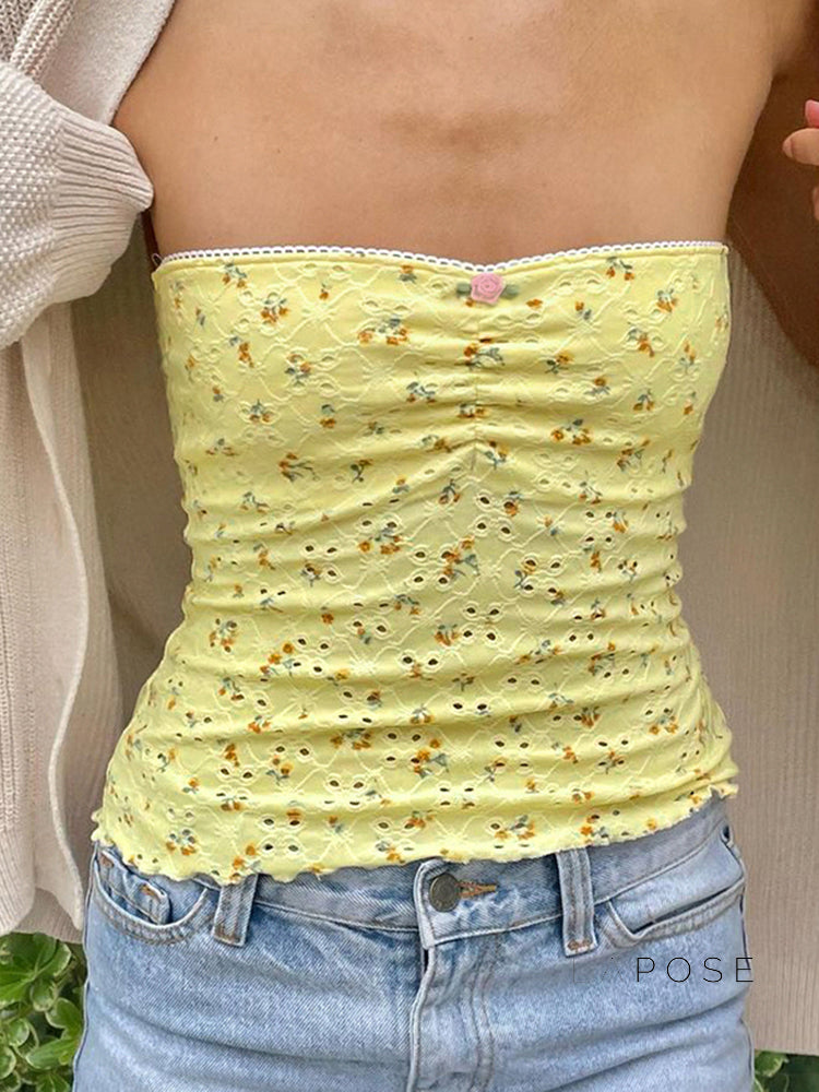 Naiya Floral Tube Top [X976CNT1]