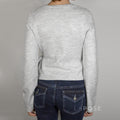 Nalayah V-Neck Tie Knit Top [KU65837P]