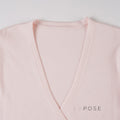 Nalayah V-Neck Tie Knit Top [1HQ45QVM]