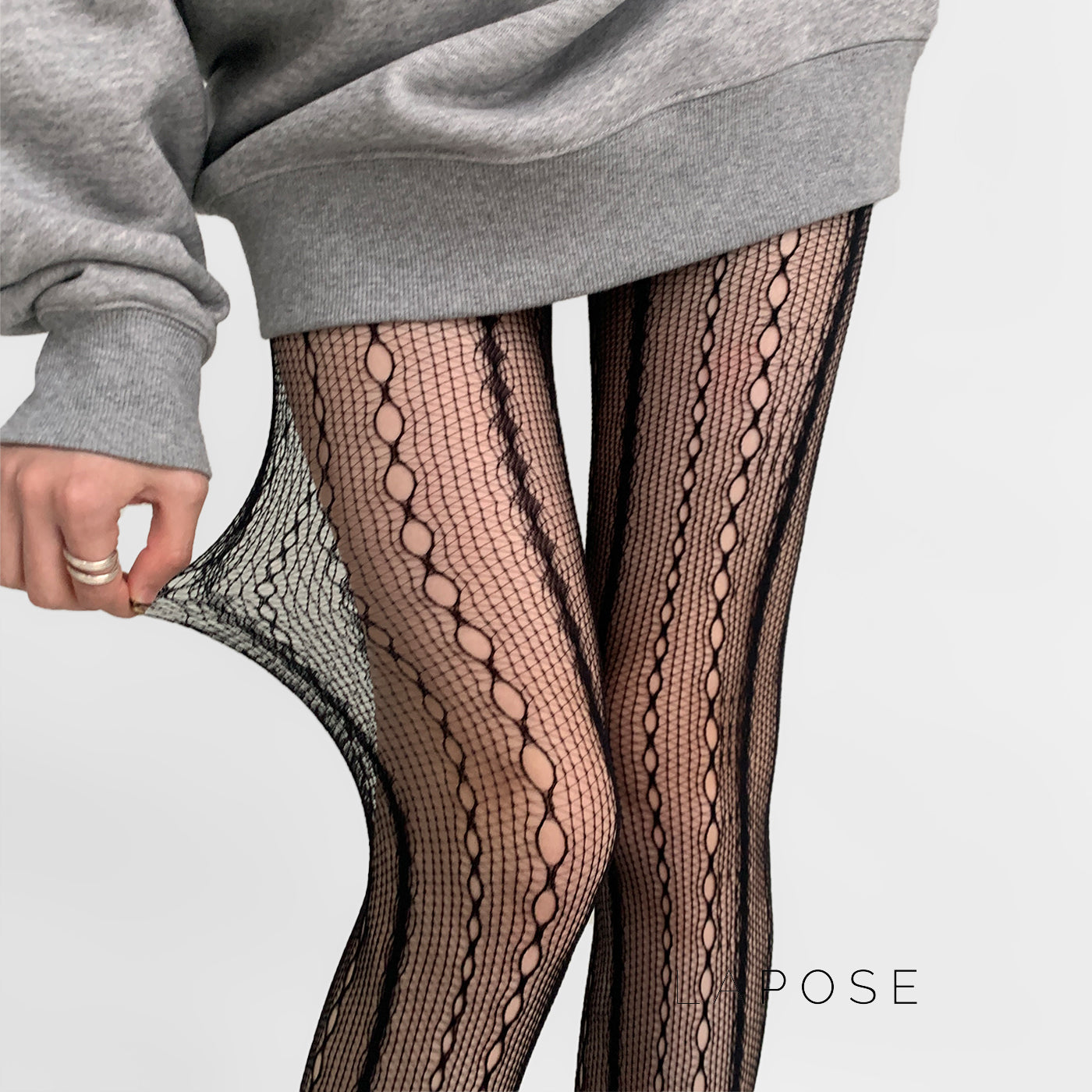 Nalia Vintage Hollow Stockings [BNJLU19X]