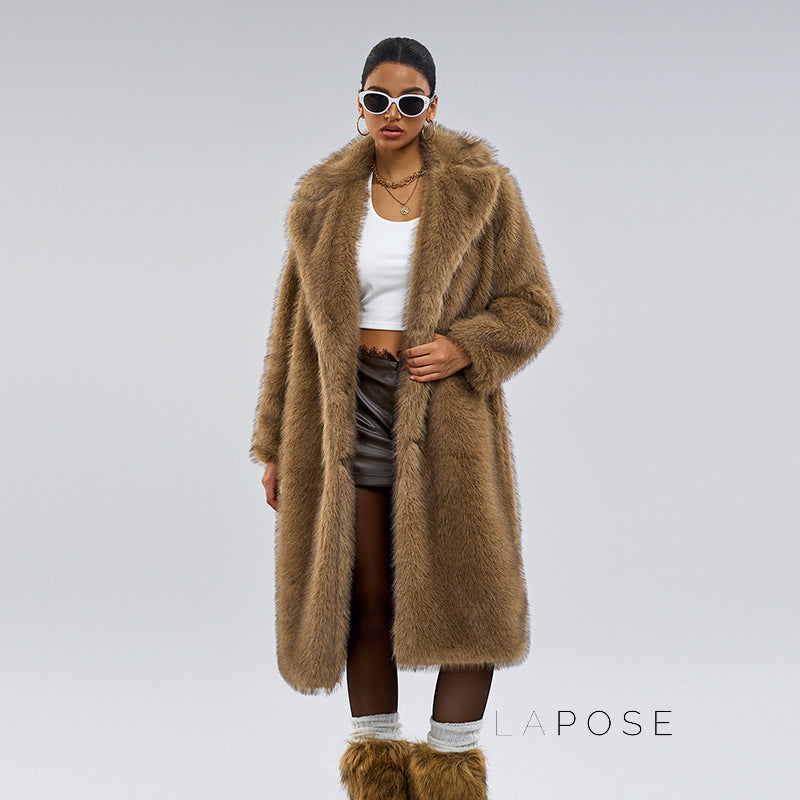 Nana Plush Faux Fur Coat [LNEKEKY2]