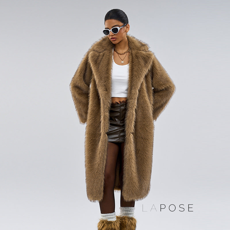 Nana Plush Faux Fur Coat [76QE7NAE]