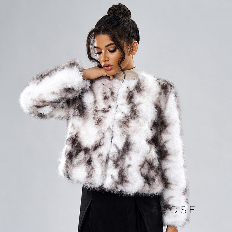 Naomy Faux Fur Coat [HTJGBAOK]