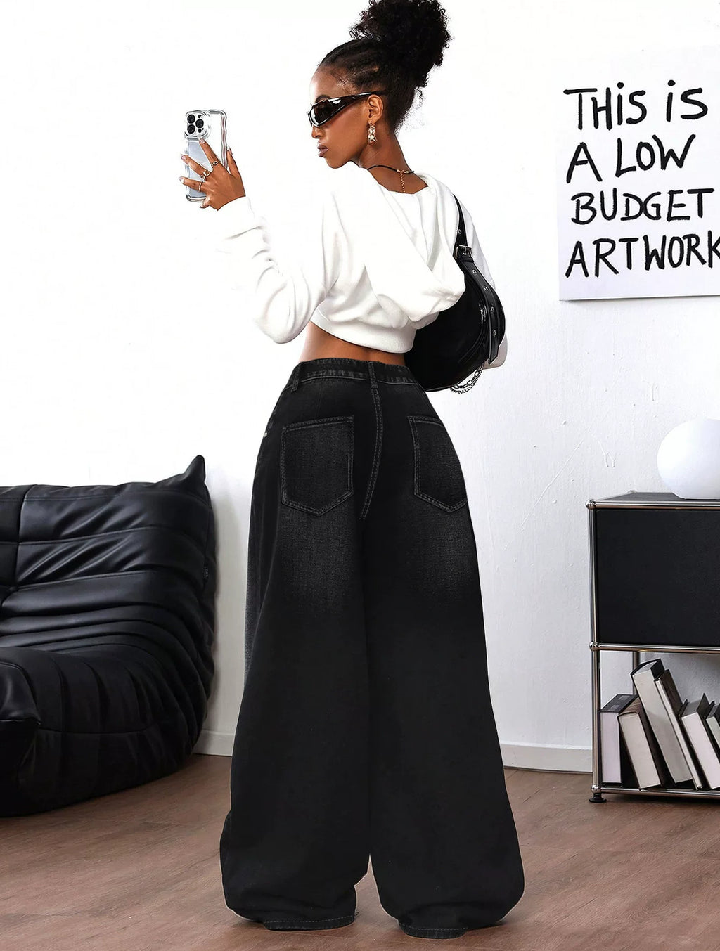 LaPose - Natalia Vintage Wash Wide Leg Jeans