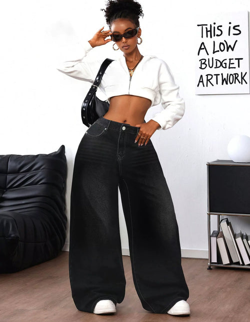 LaPose - Natalia Vintage Wash Wide Leg Jeans