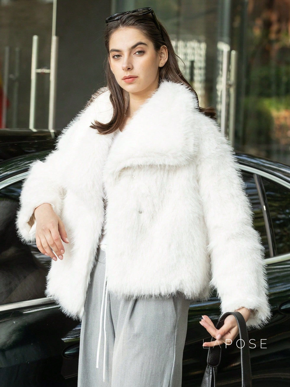 Nathalia Faux Fur Lapel Jacket [WLJ8PU4L]
