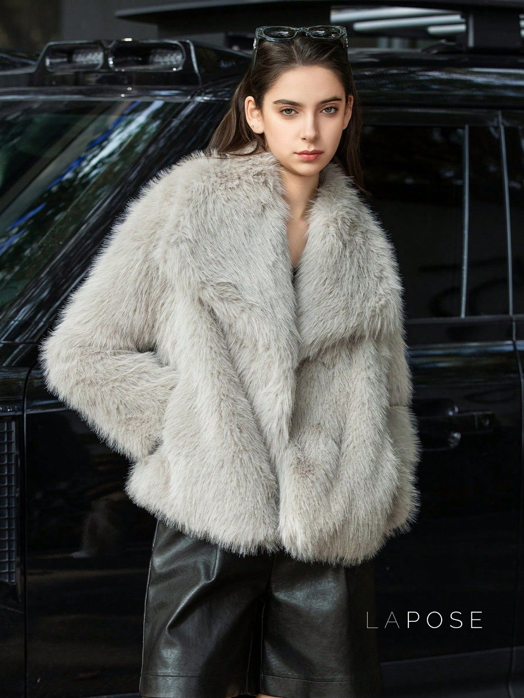 Nathalia Faux Fur Lapel Jacket [SB27ZZZH]