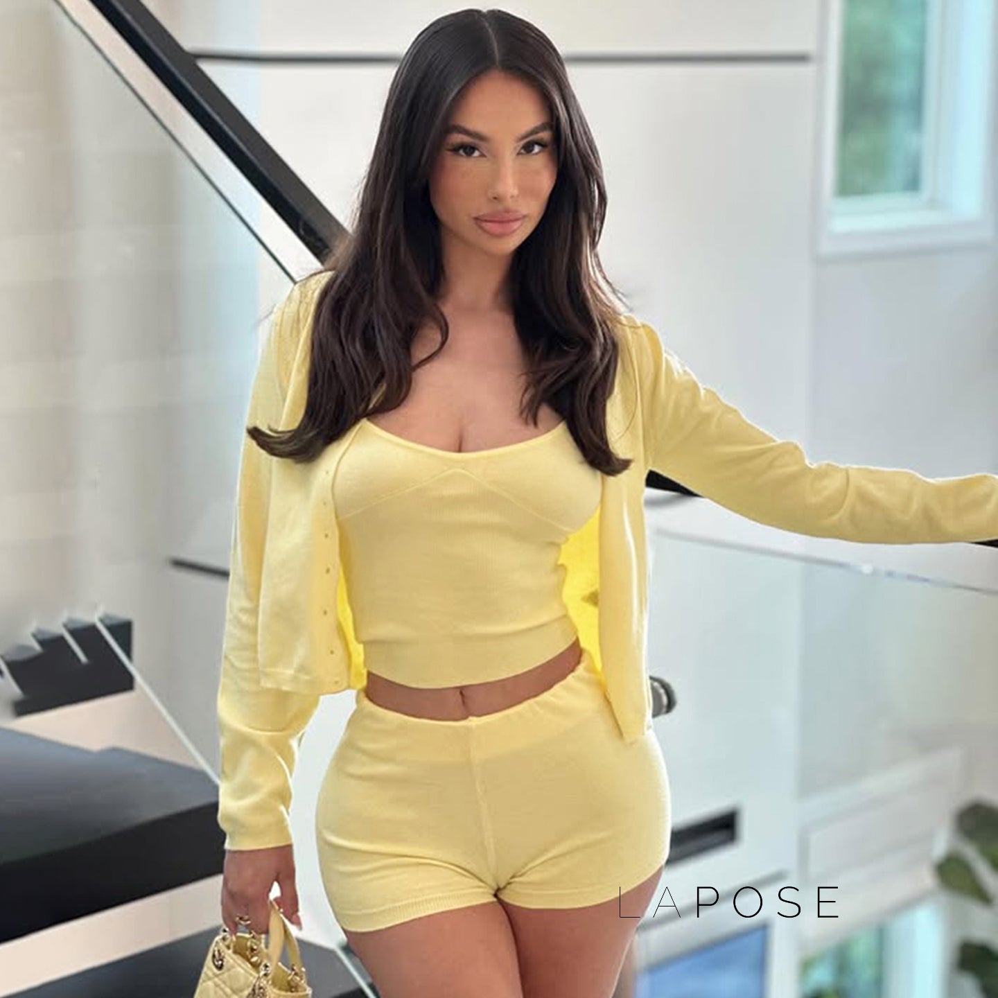 Nathalie Knitted Lounge Set [WTG3UGPX]